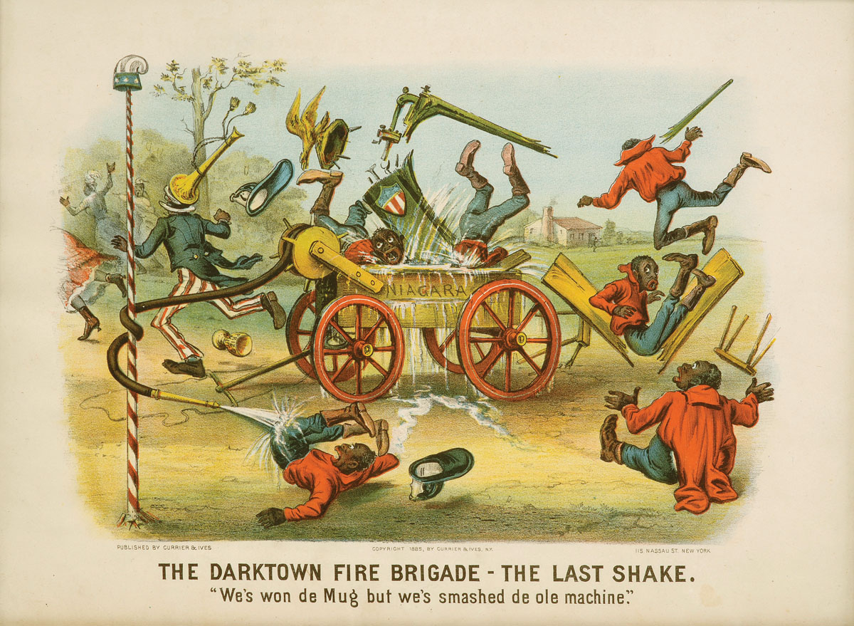 Appraisal: THE DARKTOWN FIRE BRIGADE - THE LAST SHAKE Small-folio colored