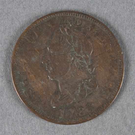 Appraisal: United States Washington type token ''Unity States'' variety dated actually