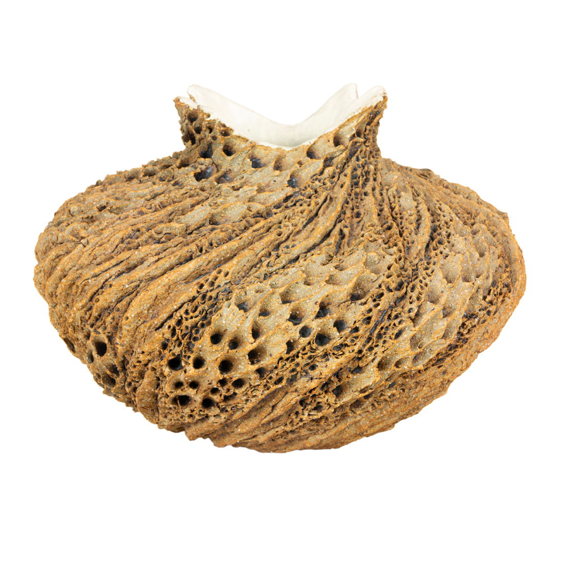 Appraisal: AN ANN GOLDMAN STONEWARE COSTAL ROCK VASE An Ann Goldman