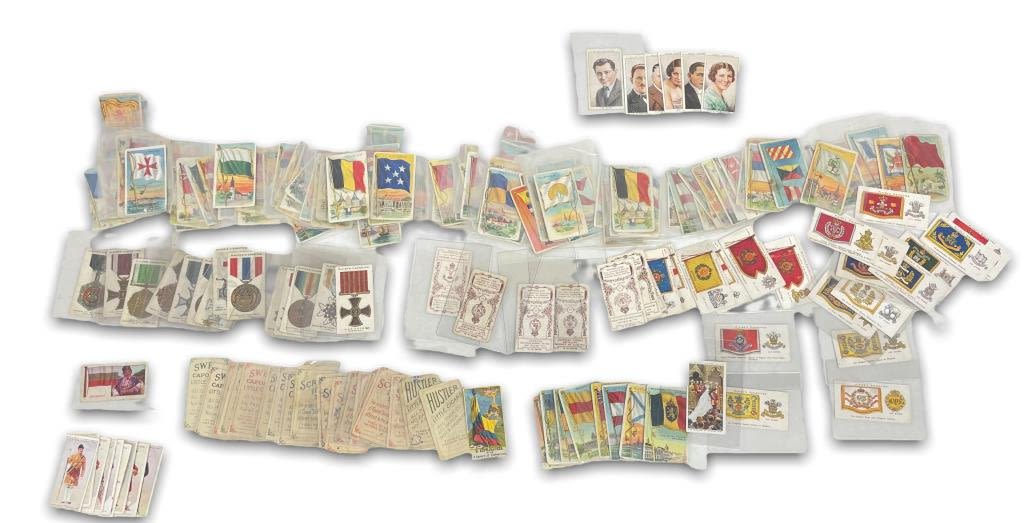 Appraisal: Cigarette Cards Inc Flags Medals PeoplePlease see photos for what's