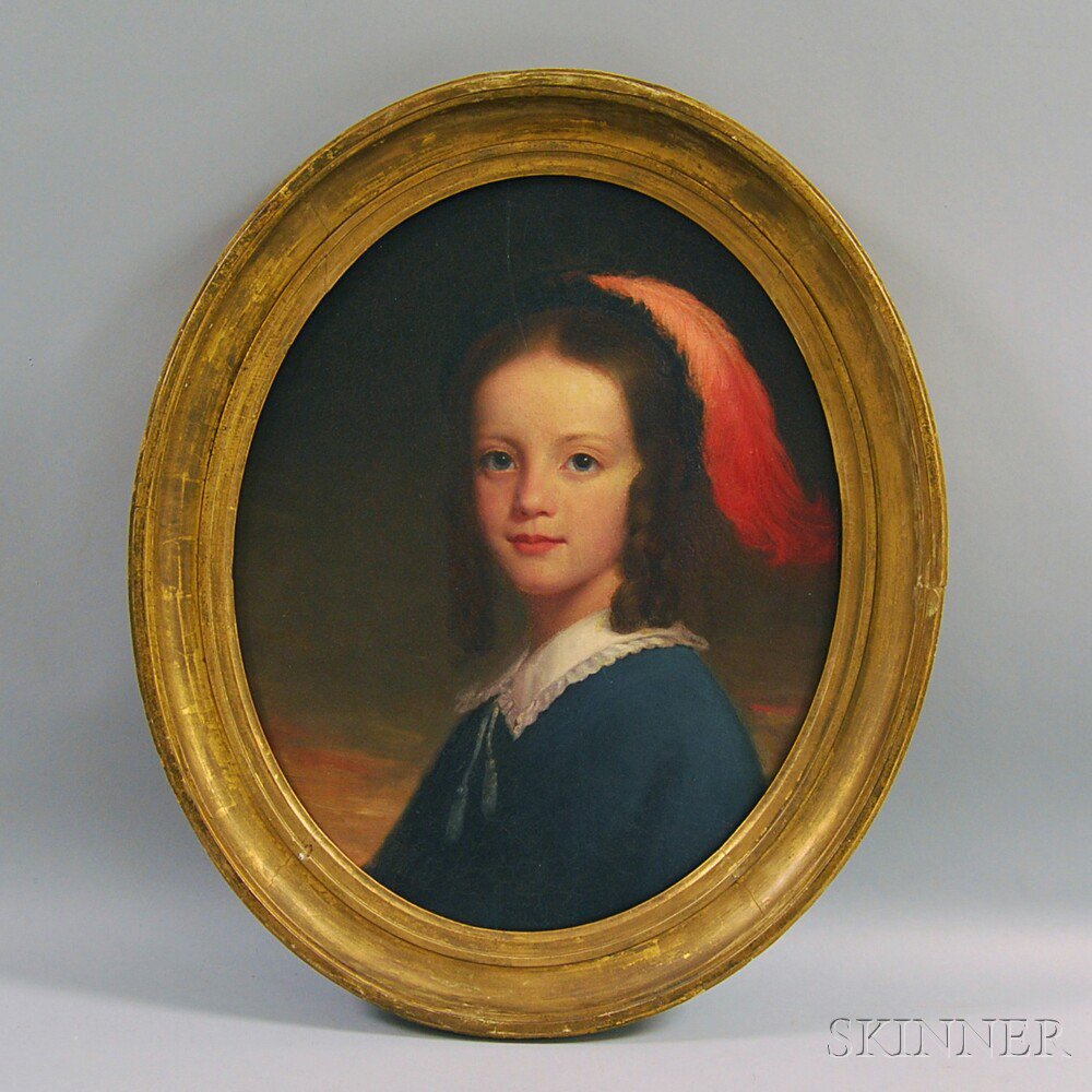 Appraisal: James Harvey Young Massachusetts - Portrait of the Artist's Sister