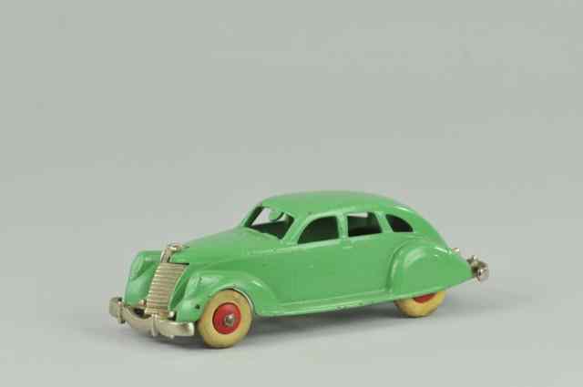 Appraisal: HUBLEY LINCOLN ZEPHYR SEDAN Cast iron painted green overall nickel