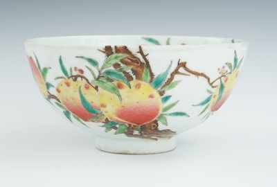 Appraisal: A Chinese Porcelain Peach Bowl Daoguang Period A very fine