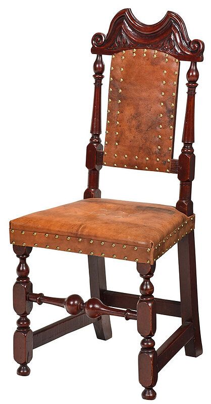 Appraisal: American William and Mary Side Chair Boston possibly a member