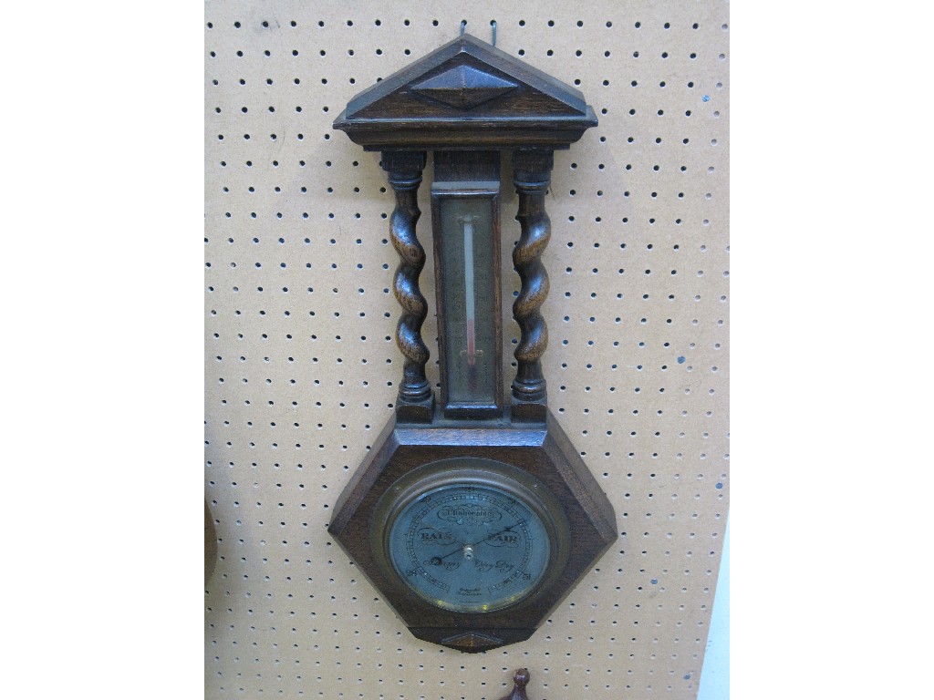 Appraisal: Oak cased barometer