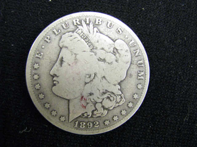 Appraisal: -S Morgan Silver Dollar G VG