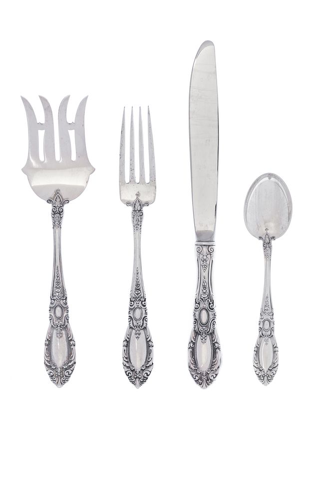 Appraisal: An American Silver Flatware Service An American Silver Flatware Service