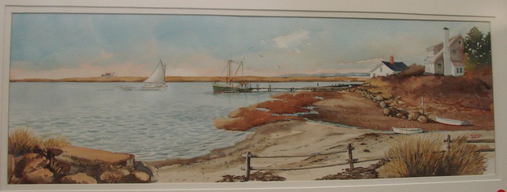 Appraisal: MILTON WELTCape Cod ContemporaryAt the end of Mooncusser Lane Signed