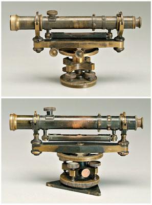 Appraisal: Two levels Colesch wye level base marked quot Colesch amp