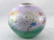 Appraisal: Chris Pantano Australian - A studio art glass globe vase