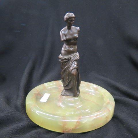 Appraisal: Fine Bronze Figure of Venus de Milo art deco era