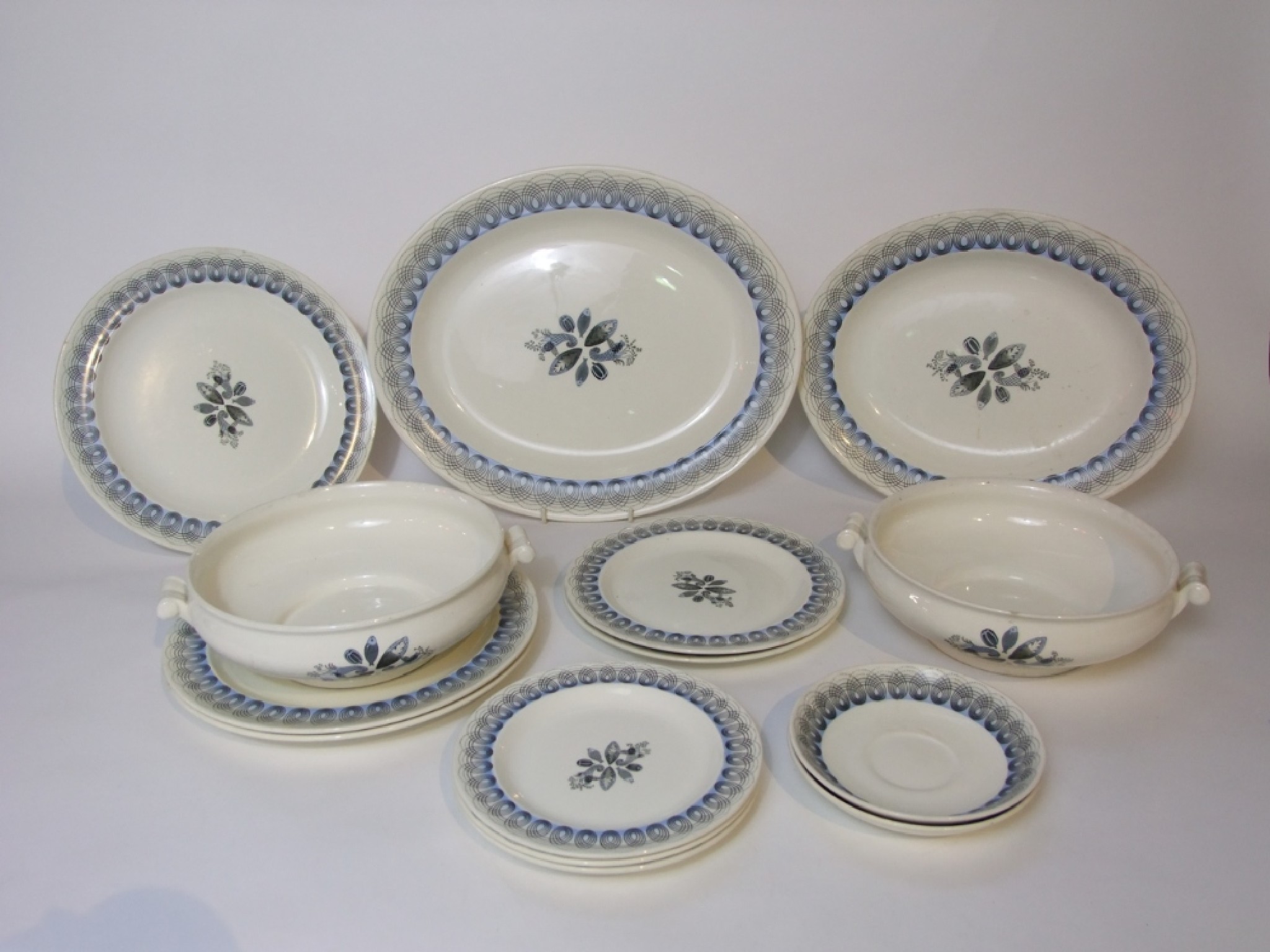 Appraisal: A collection of Wedgwood dinner wares designed by Eric Ravilious