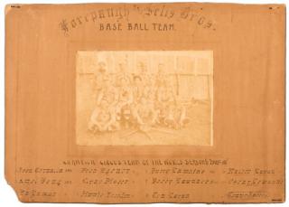 Appraisal: Photographic Portrait of the Forepaugh and Sells Brothers Baseball Team