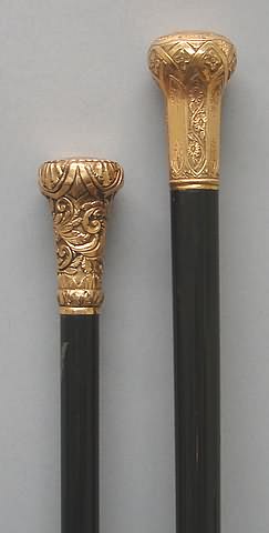 Appraisal: Both black lacquered one with handle monogrammed and engraved Gift