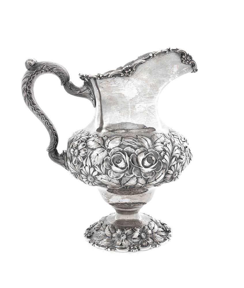 Appraisal: An American Silver Water Pitcher An American Silver Water Pitcher