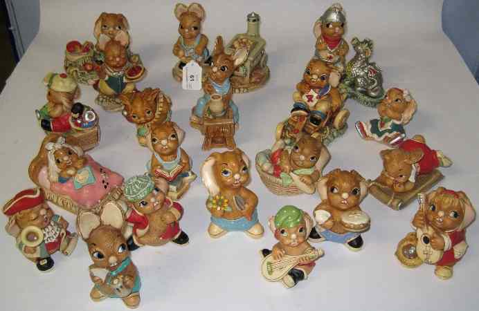 Appraisal: A collection of Pendelfin Figures including Spud Woody flunky Crocker