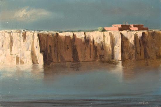 Appraisal: HUGHIE LEE SMITH American - The Cliffs oil on canvas