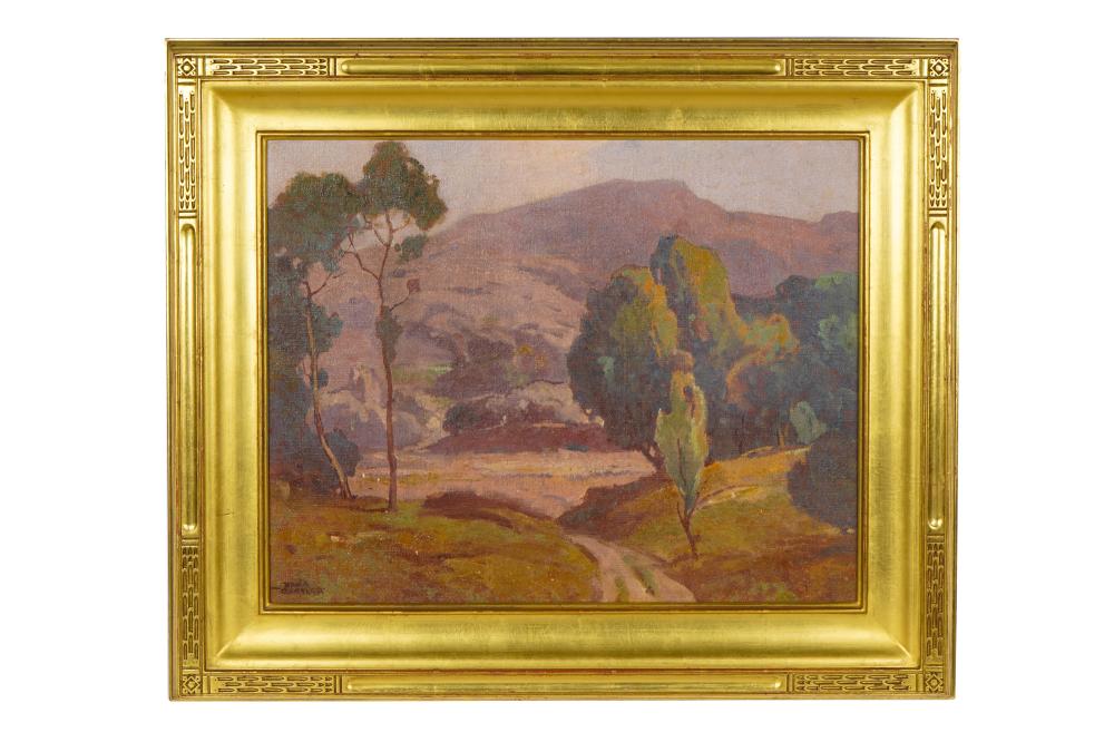 Appraisal: DANA BARTLETT - CALIFORNIA HILLS oil on canvas signed lower