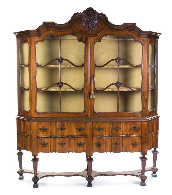 Appraisal: Sale Lot A Continental Walnut Bookcase th century and later