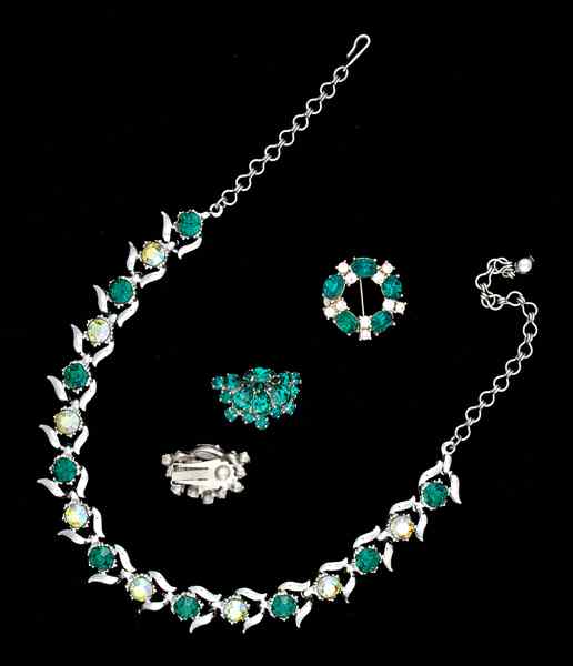 Appraisal: Dodds B S K Unsigned Costume Jewelry Collection A Dodds