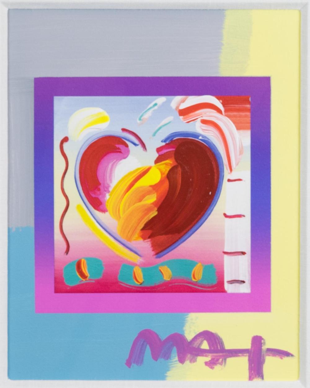 Appraisal: PETER MAX New York Germany born mixed media on paper