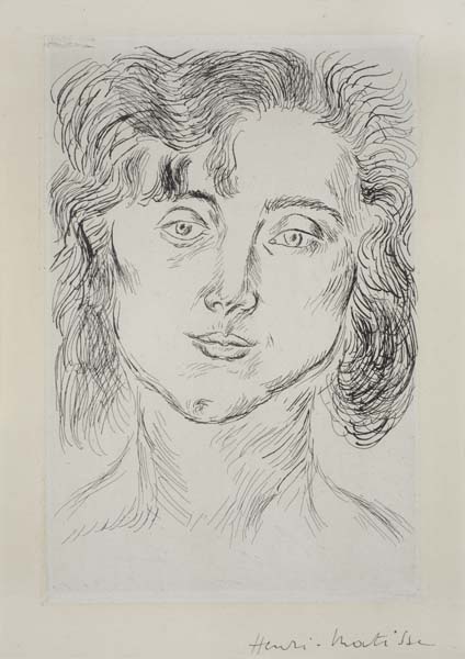 Appraisal: HENRI MATISSE Cinquante Dessins Bound volume with signed etching on