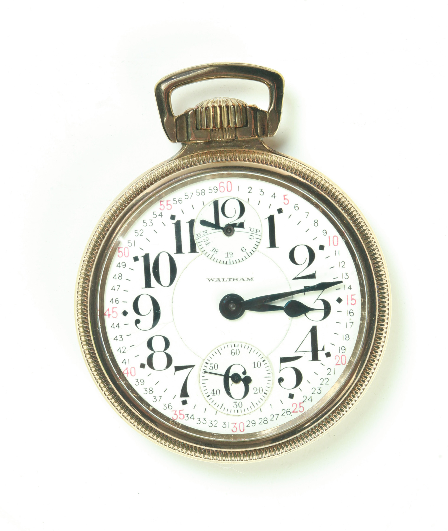 Appraisal: WALTHAM RAILROAD POCKET WATCH American early th century Waltham Vanguard