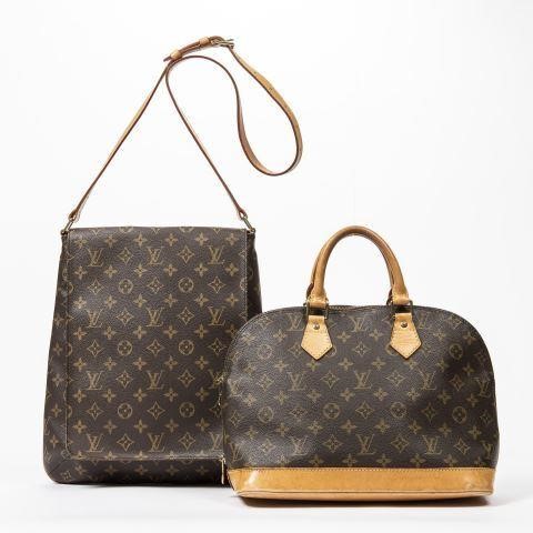 Appraisal: lot of Louis Vuitton bags in monogram coated canvas with