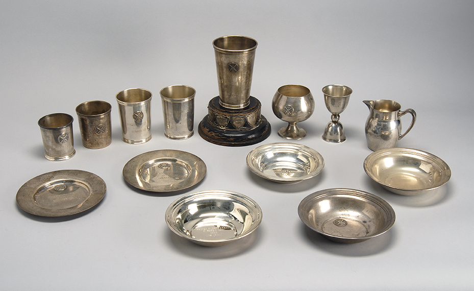 Appraisal: COLLECTION OF FIFTEEN STERLING SILVER TROPHIES Mostly from the Oyster