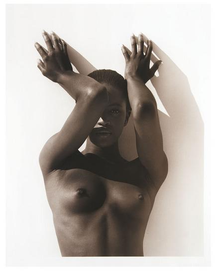 Appraisal: Herb Ritts - Naomi with Raised Arms Gelatin silver print