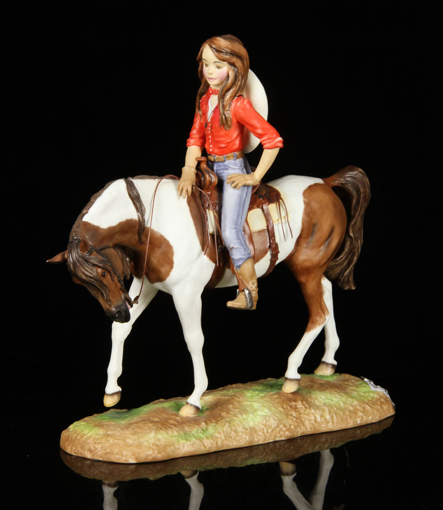 Appraisal: - Boehm Her First Pony Porcelain Boehm Her First Pony