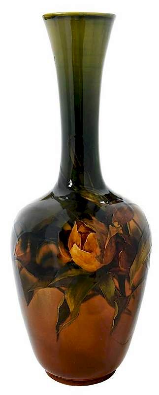 Appraisal: K Shirayamadani Rookwood Standard Glaze Vase American late th century