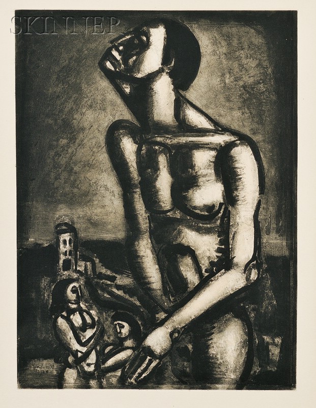 Appraisal: Georges Rouault French - Ne sommes-vous pas for ats from