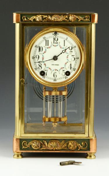 Appraisal: - Seth Tomas Mantel Clock Seth Tomas mantel clock beveled