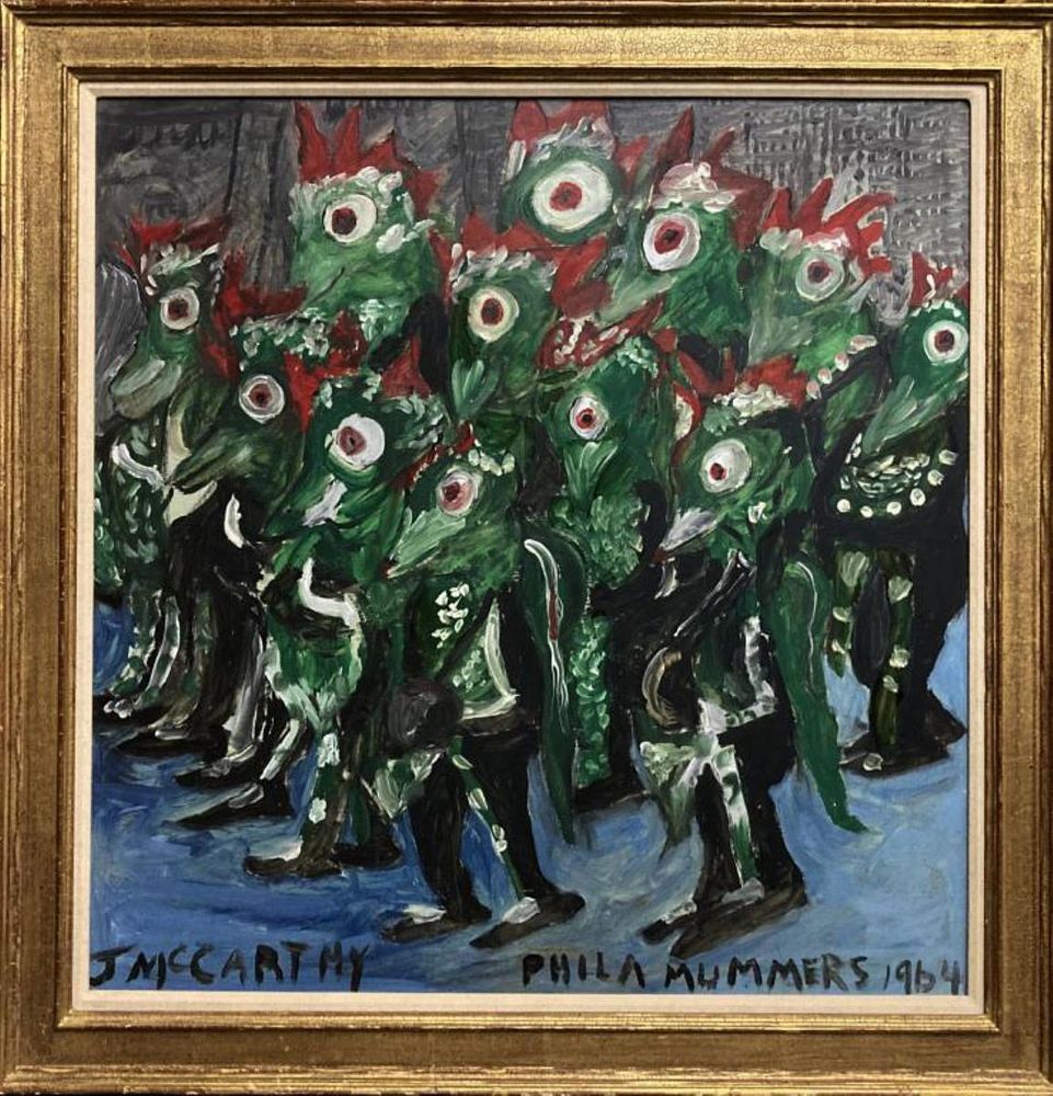 Appraisal: Justin McCarthy O B Philadelphia Mummers American - outsider artist