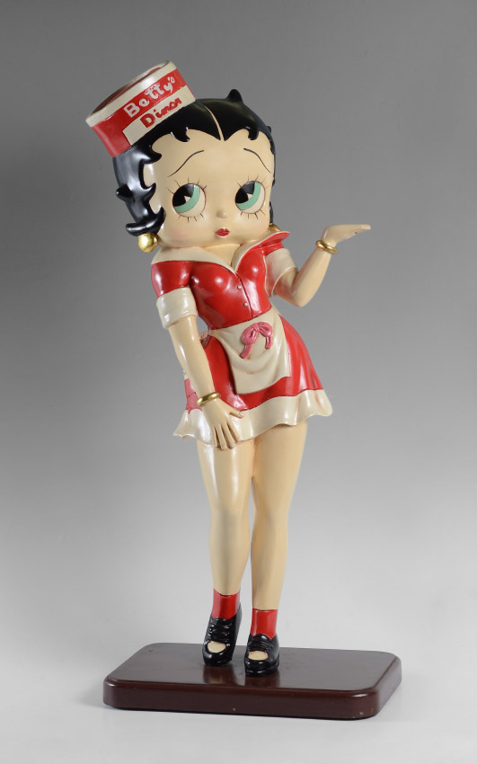 Appraisal: CAST RESIN BETTY BOOP ''BETTY'S DINER'' FIGURE Figure of Betty