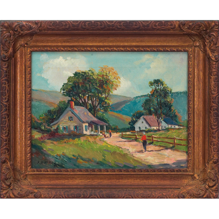 Appraisal: Frances H McKay American b ''Country Road '' c oil