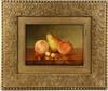 Appraisal: OOC - Still Life of Pears Peaches and Cherries on