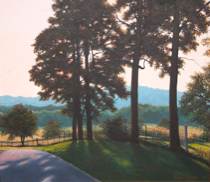 Appraisal: Philip Joseph American b th Century Photo-realist landscape Oil on