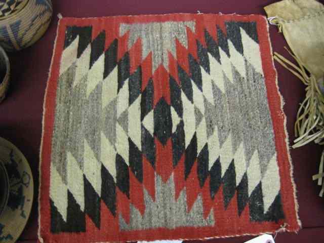 Appraisal: Indian Saddle Blanket '' square