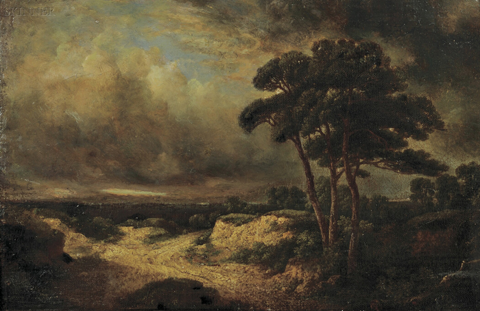 Appraisal: School of Georges Michel French - Landscape with Chalky Cliffs