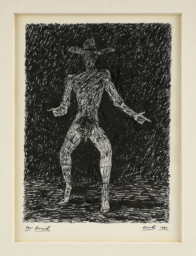 Appraisal: DEREK BOSHIER English b A DRAWING Midnight Cowboy DEREK BOSHIER