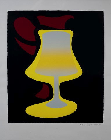 Appraisal: Patrick Caulfield British - Red Jug and Lamp signed and