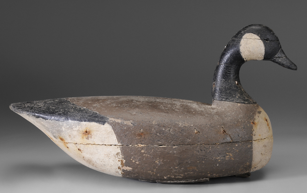 Appraisal: Canada Goose Decoy attributed to Ira Hudson Chincoteague Virginia -