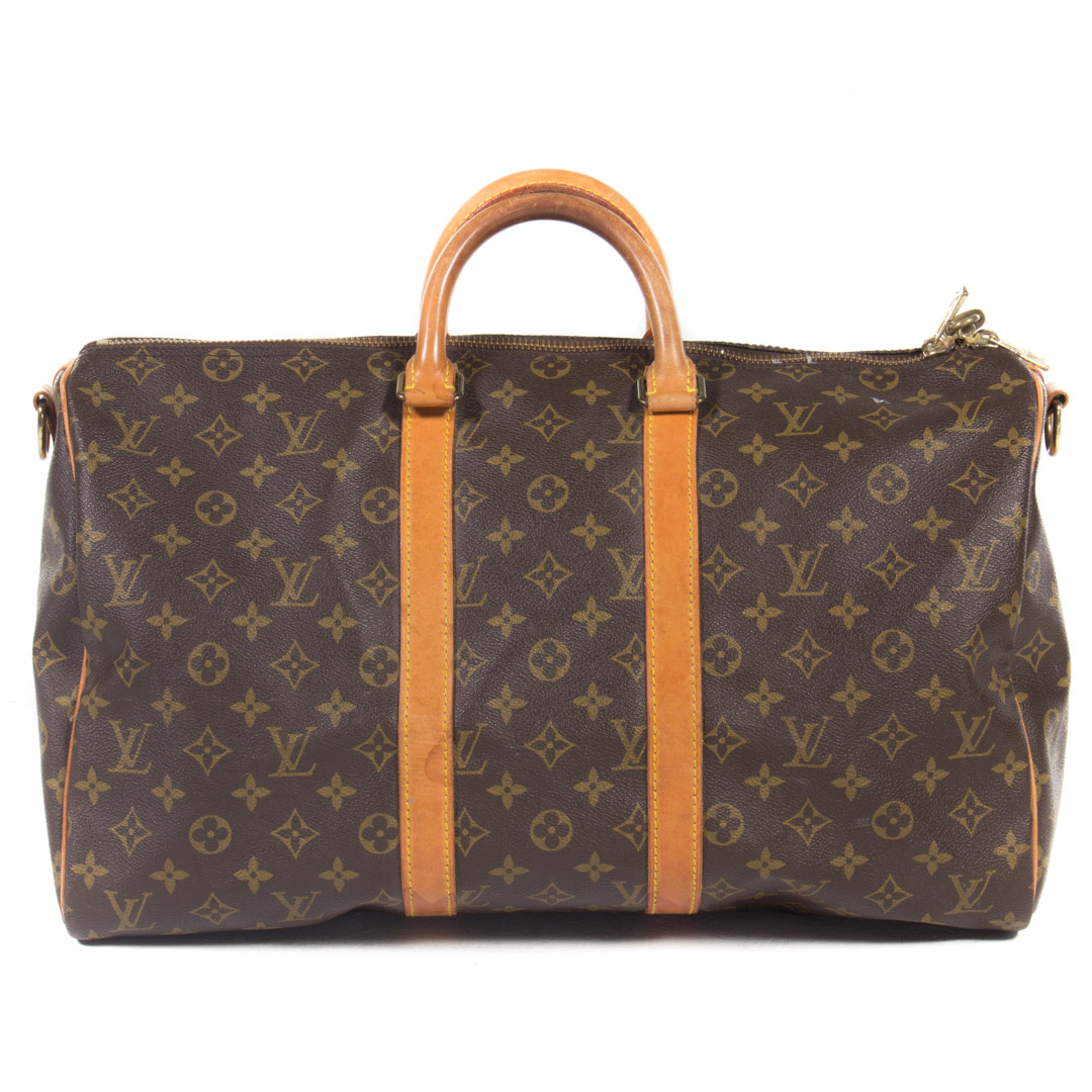 Appraisal: A Louis Vuitton Monogram Keepall Classic small duffel handbag Condition