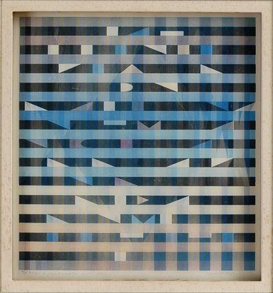 Appraisal: YAACOV AGAM b STAR OF LOVE Lenticular image x in