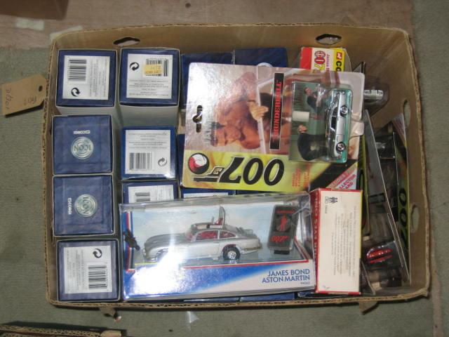 Appraisal: Fourteen Corgi Definitive Bond Collection vehicles and two spares boxed