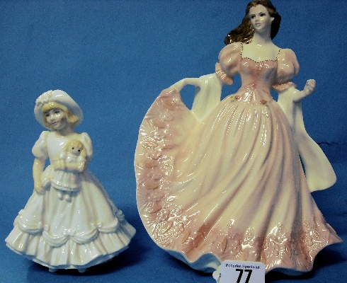 Appraisal: Royal Worcester Figures Sophie from the Summer Romance series and