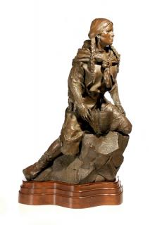 Appraisal: EUGENE DAUB BORN BRONZE SCULPTURE Eugene Daub Missouri th century