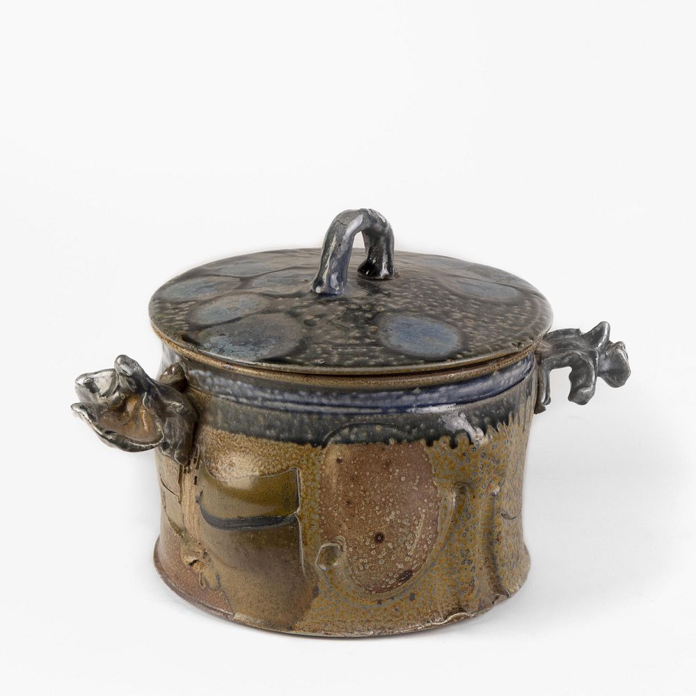 Appraisal: Robert Winokur Lidded Casserole Robert Winokur - Lidded Casserole salt-glazed